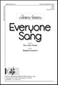 Everyone Sang SSA choral sheet music cover